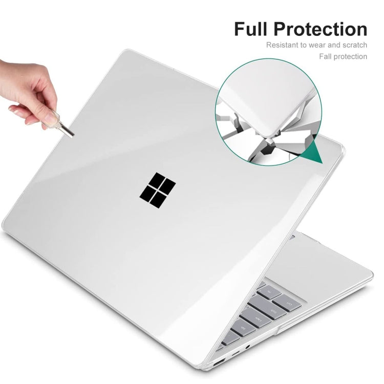 For Microsoft Surface Laptop Go 1/2 12.4 1943/2013 ENKAY Hat-Prince Shockproof Crystal Hard Case(Transparent) - Microsoft by ENKAY | Online Shopping UK | buy2fix