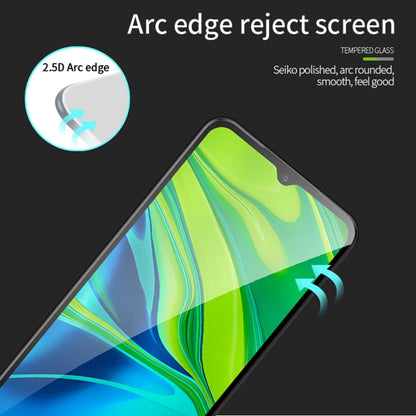 For Xiaomi Poco C55 PINWUYO 9H 2.5D Full Screen Tempered Glass Film(Black) -  by PINWUYO | Online Shopping UK | buy2fix