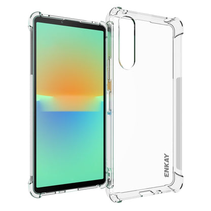 For Sony Xperia 10 V ENKAY Hat-Prince Clear TPU Shockproof Phone Case - Sony Cases by ENKAY | Online Shopping UK | buy2fix