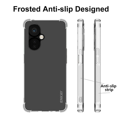 For OnePlus Nord CE 3 5G ENKAY Hat-Prince Clear TPU Shockproof Phone Case - OnePlus Cases by ENKAY | Online Shopping UK | buy2fix