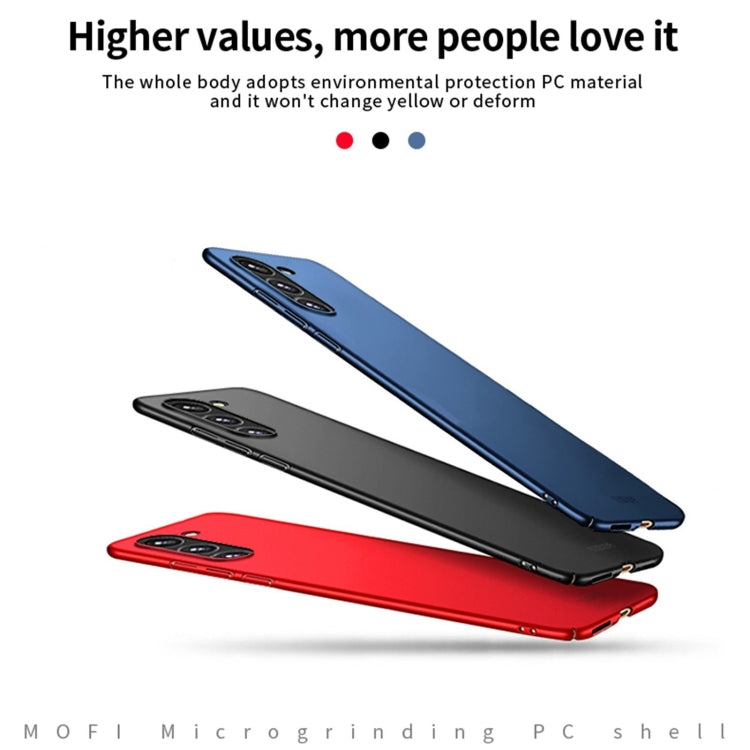 For Samsung Galaxy S23 FE 5G MOFI Frosted PC Ultra-thin Hard Phone Case(Blue) - Galaxy S23 FE 5G Cases by MOFI | Online Shopping UK | buy2fix