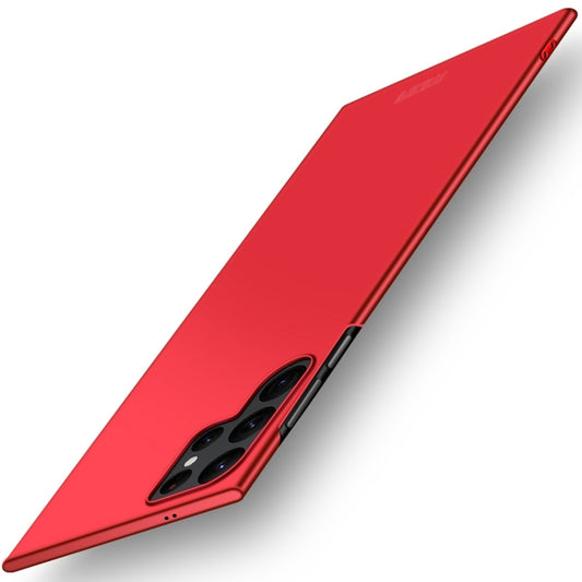 For Samsung Galaxy S24 Ultra 5G MOFI Frosted PC Ultra-thin Hard Phone Case(Red) - Galaxy S24 Ultra 5G Cases by MOFI | Online Shopping UK | buy2fix