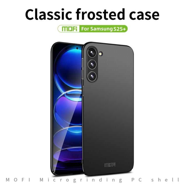 For Samsung Galaxy S25+ 5G MOFI Frosted PC Ultra-thin Hard Phone Case(Blue) - Galaxy S25+ 5G Cases by MOFI | Online Shopping UK | buy2fix