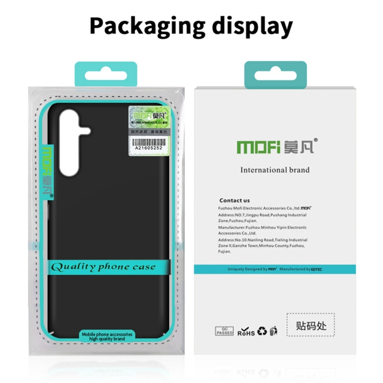 For Samsung Galaxy S23 FE 5G MOFI Frosted PC Ultra-thin Hard Phone Case(Black) - Galaxy S23 FE 5G Cases by MOFI | Online Shopping UK | buy2fix