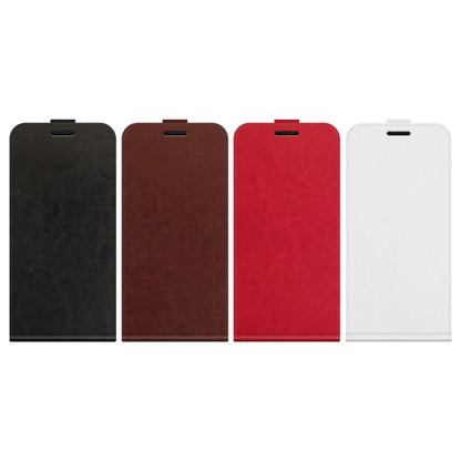 For OnePlus 11 R64 Texture Vertical Flip Leather Phone Case(Red) - OnePlus Cases by buy2fix | Online Shopping UK | buy2fix