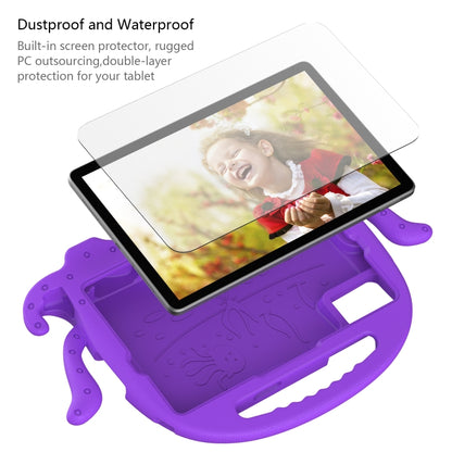 For Lenovo Tab M11 /Xiaoxin Pad 11 2024 Octopus Style EVA Hybrid PC Shockproof Tablet Case with Strap(Purple) - Lenovo by buy2fix | Online Shopping UK | buy2fix