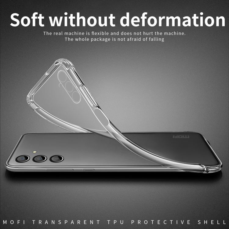 For Samsung Galaxy M14 MOFI Ming Series Ultra-thin TPU Phone Case(Transparent) - Galaxy Phone Cases by MOFI | Online Shopping UK | buy2fix