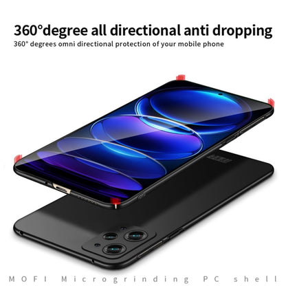 For?Redmi Note 12S MOFI Micro-Frosted PC Ultra-thin Hard Phone Case(Red) - Xiaomi Cases by MOFI | Online Shopping UK | buy2fix