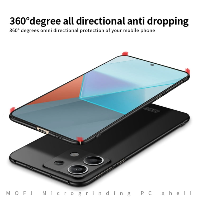 For Redmi Note 13 Pro 5G MOFI Micro-Frosted PC Ultra-thin Hard Phone Case(Red) - Note 13 Pro Cases by MOFI | Online Shopping UK | buy2fix