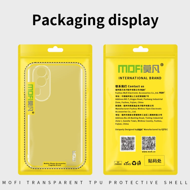 For OPPO A58 4G MOFI Ming Series Transparent Ultra-thin TPU Phone Case(Transparent) - OPPO Cases by MOFI | Online Shopping UK | buy2fix