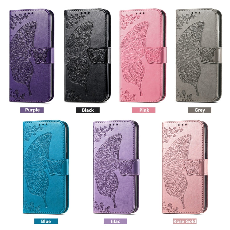 For vivo X100 Pro Butterfly Love Flower Embossed Leather Phone Case(Gray) - X100 Pro Cases by imak | Online Shopping UK | buy2fix