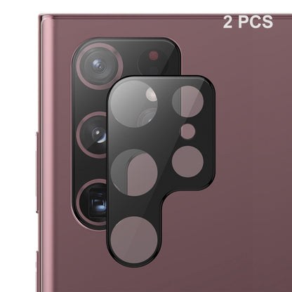 For Samsung Galaxy S24 Ultra 5G 2pcs ENKAY Hat-Prince 9H Rear Camera Lens Tempered Glass Film(Black) - Galaxy S24 Ultra 5G Tempered Glass by ENKAY | Online Shopping UK | buy2fix