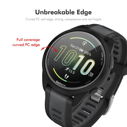 For Garmin Forerunner 165 / 165 Music ENKAY 3D Full Coverage Soft PC Edge + PMMA HD Screen Protector Film - Screen Protector by ENKAY | Online Shopping UK | buy2fix