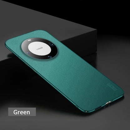 For Huawei Mate 60 Pro MOFI Fandun Series Frosted PC Ultra-thin All-inclusive Phone Case(Green) - Huawei Cases by MOFI | Online Shopping UK | buy2fix