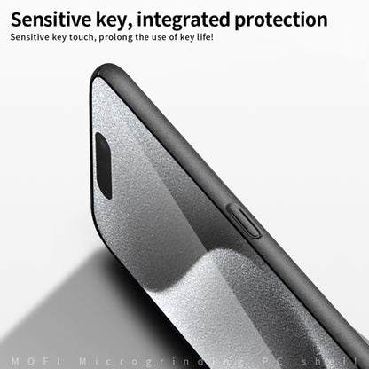 For iPhone 16 Plus MOFI Fandun Series Frosted PC Ultra-thin All-inclusive Phone Case(Gray) - iPhone 16 Plus Cases by MOFI | Online Shopping UK | buy2fix