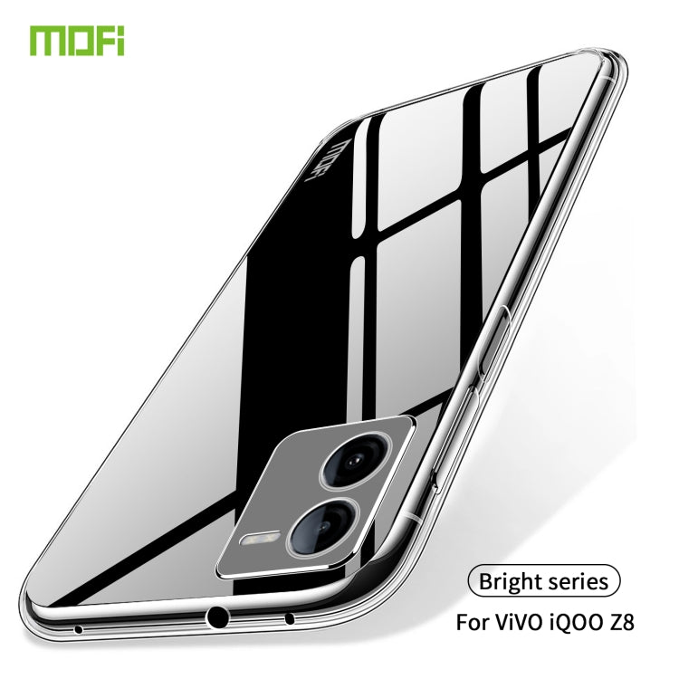 For vivo  iQOO Z8 MOFI Ming Series Ultra-thin TPU Phone Case(Transparent) - vivo Cases by MOFI | Online Shopping UK | buy2fix