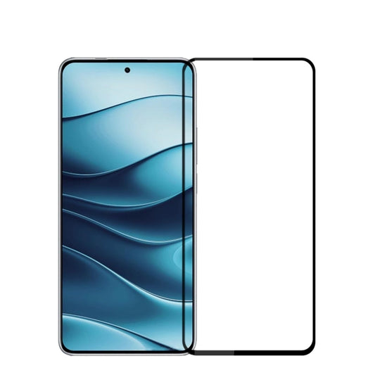 For Xiaomi Redmi Note 14 5G MOFI 9H 2.5D Full Screen Tempered Glass Film(Black) - Note 14 Tempered Glass by MOFI | Online Shopping UK | buy2fix