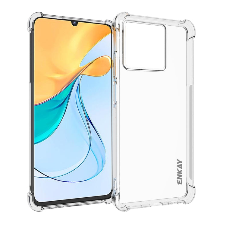 For ZTE Blade V50 Vita 4G ENKAY Clear TPU Shockproof Anti-slip Phone Case - ZTE Cases by ENKAY | Online Shopping UK | buy2fix