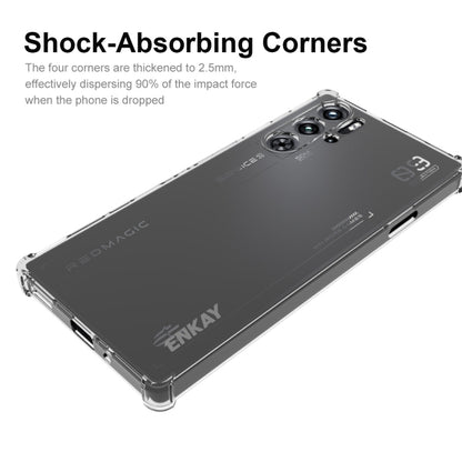 For ZTE Nubia Red Magic 9 Pro / 9 Pro+ ENKAY Clear TPU Shockproof Anti-slip Phone Case - ZTE Cases by ENKAY | Online Shopping UK | buy2fix