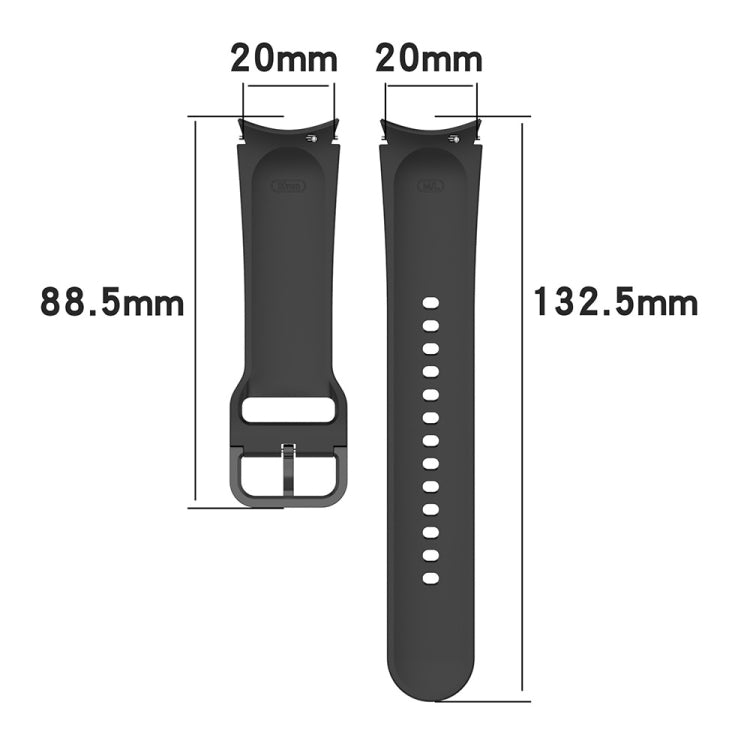 For Samsung Galaxy Watch5 Pro 45mm JUNSUNMAY Silicone Adjustable Strap + Full Coverage PMMA Screen Protector Kit(Orange) - Watch Bands by JUNSUNMAY | Online Shopping UK | buy2fix