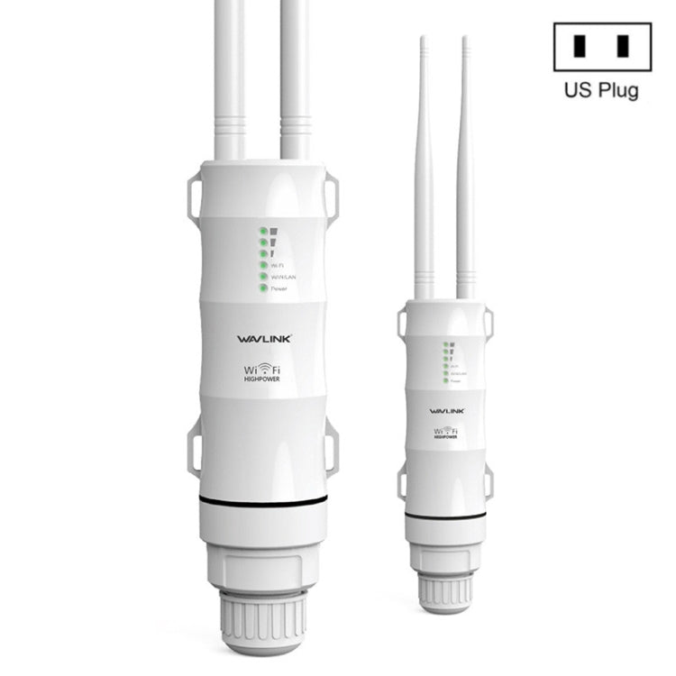 WAVLINK WN570HA1 Weatherproof 2.4+5GHz 600Mbps Outdoor WiFi Range Router Extender, Plug:US Plug - Wireless Routers by WAVLINK | Online Shopping UK | buy2fix