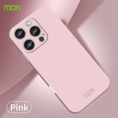 For iPhone 16 Pro MOFI Qin Series Skin Feel All-inclusive PC Phone Case(Pink) - iPhone 16 Pro Cases by MOFI | Online Shopping UK | buy2fix