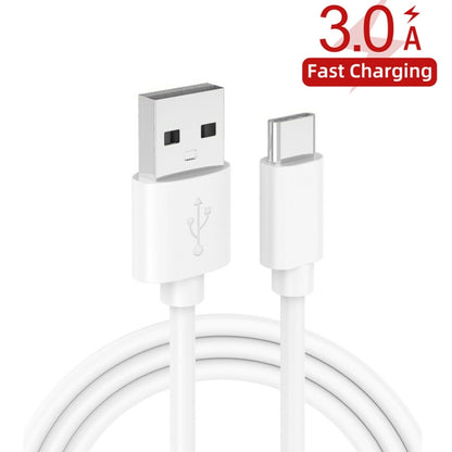PD30W USB-C / Type-C + QC3.0 USB Charger with 1m USB to Type-C Data Cable, AU Plug(White) - USB Charger by buy2fix | Online Shopping UK | buy2fix