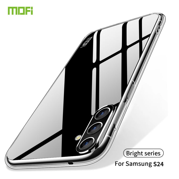 For Samsung Galaxy S24 5G MOFI Ming Series Ultra-thin TPU Phone Case(Transparent) - Galaxy S24 5G Cases by MOFI | Online Shopping UK | buy2fix