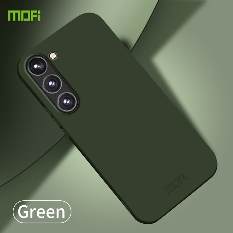 For Samsung Galaxy S23+ 5G MOFI Qin Series Skin Feel All-inclusive PC Phone Case(Green) - Galaxy Phone Cases by MOFI | Online Shopping UK | buy2fix