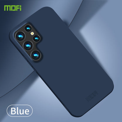 For Samsung Galaxy S23 Ultra 5G MOFI Qin Series Skin Feel All-inclusive PC Phone Case(Blue) - Galaxy S23 Ultra 5G Cases by MOFI | Online Shopping UK | buy2fix