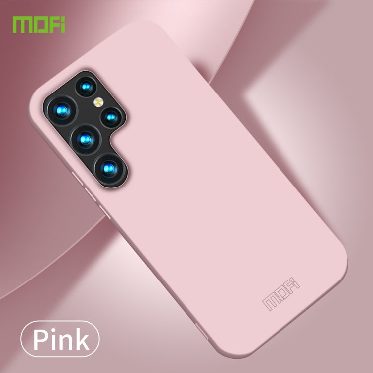 For Samsung Galaxy S23 Ultra 5G MOFI Qin Series Skin Feel All-inclusive PC Phone Case(Pink) - Galaxy S23 Ultra 5G Cases by MOFI | Online Shopping UK | buy2fix