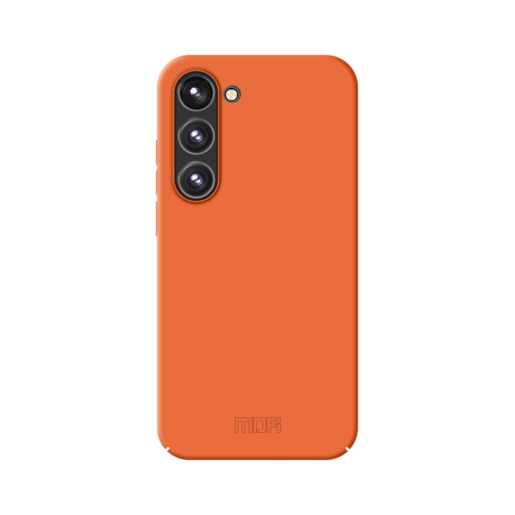 For Samsung Galaxy S24+ 5G MOFI Qin Series Skin Feel All-inclusive PC Phone Case(Orange) - Galaxy S24+ 5G Cases by MOFI | Online Shopping UK | buy2fix