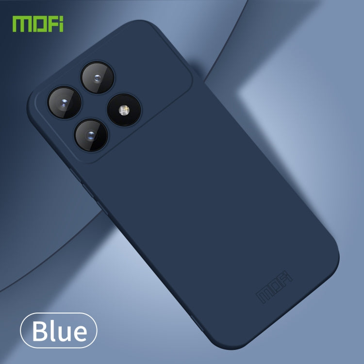 For Xiaomi Redmi K70E MOFI Qin Series Skin Feel All-inclusive PC Phone Case(Blue) - K70E Cases by MOFI | Online Shopping UK | buy2fix