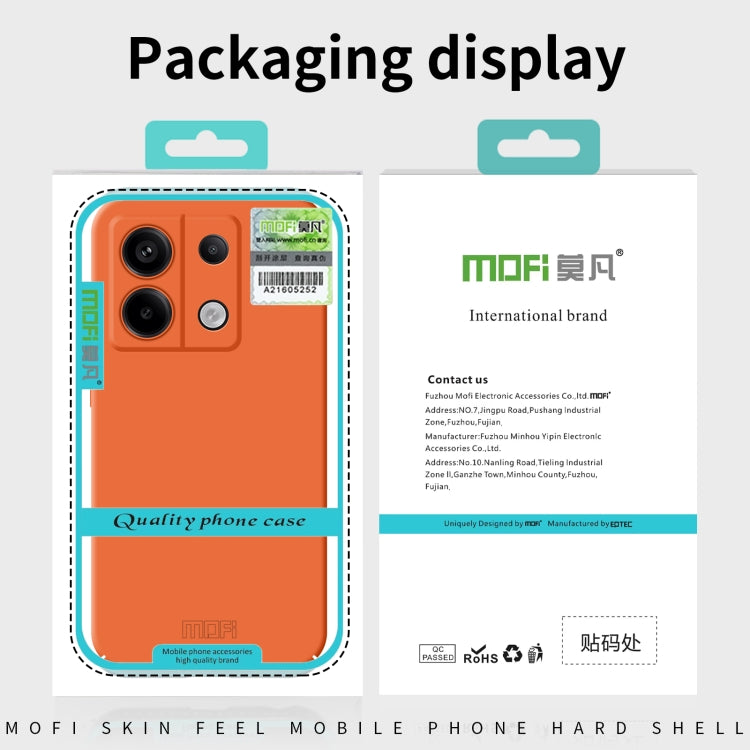 For Xiaomi Redmi Note 13 Pro MOFI Qin Series Skin Feel All-inclusive PC Phone Case(Green) - Note 13 Pro Cases by MOFI | Online Shopping UK | buy2fix