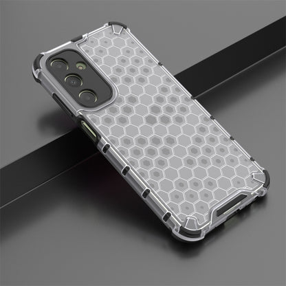 For Samsung Galaxy A25 5G Shockproof Honeycomb Phone Case(White) - Galaxy Phone Cases by buy2fix | Online Shopping UK | buy2fix