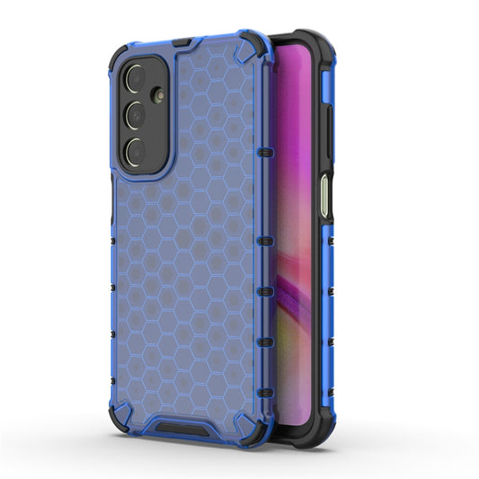 For Samsung Galaxy A25 5G Shockproof Honeycomb Phone Case(Blue) - Galaxy Phone Cases by buy2fix | Online Shopping UK | buy2fix