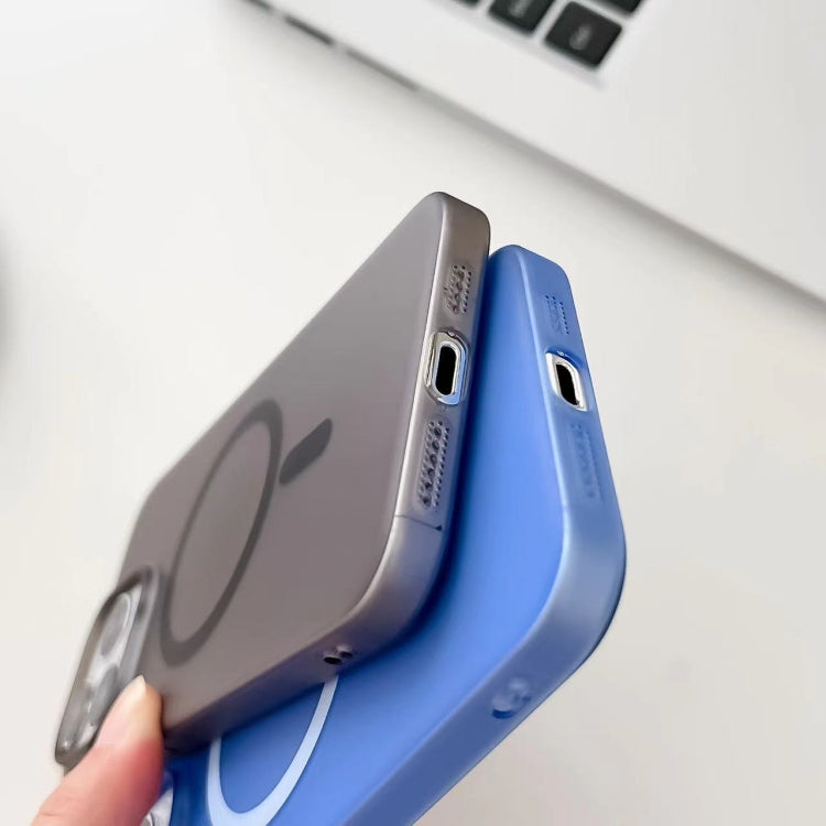 For iPhone 13 Pro Max Ice Fog MagSafe PC Phone Case(Blue) - iPhone 13 Pro Max Cases by buy2fix | Online Shopping UK | buy2fix