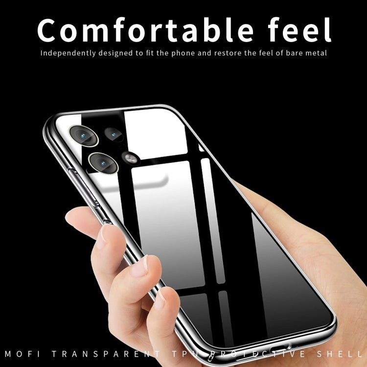 For Motorola Edge 50 Neo MOFI Ming Series Ultra-thin TPU Phone Case(Transparent) - Motorola Cases by MOFI | Online Shopping UK | buy2fix