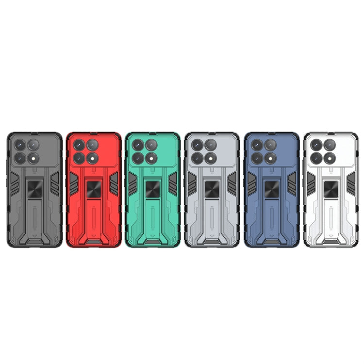 For Redmi K70 Pro Supersonic Armor PC Hybrid TPU Phone Case(Silver) - K70 Pro Cases by buy2fix | Online Shopping UK | buy2fix