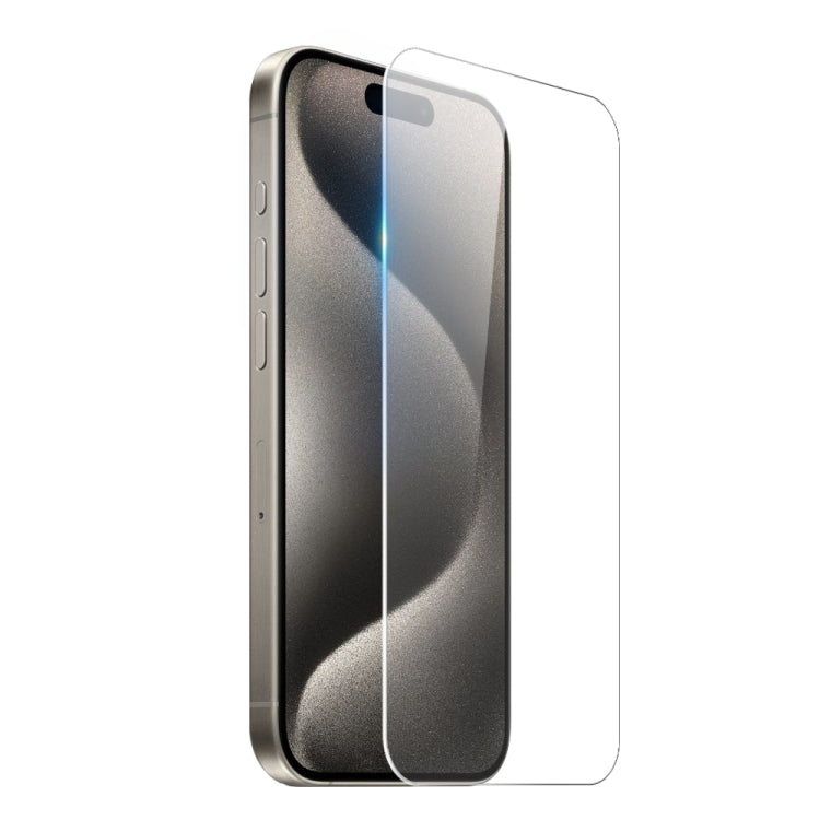 For iPhone 15 Pro Max NORTHJO 3 in 1 TPU Phone Case with Screen Film and Lens Film(Clear) - iPhone 15 Pro Max Cases by NORTHJO | Online Shopping UK | buy2fix