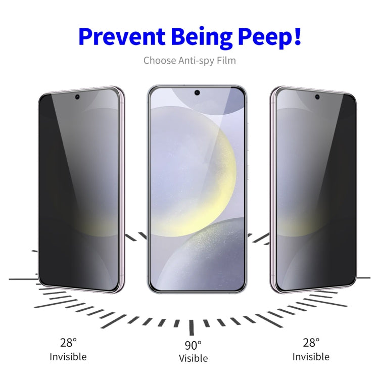 For Samsung Galaxy S24 5G 5pcs ENKAY Hat-Prince 28 Degree Anti-peeping Privacy Tempered Glass Film - Galaxy S24 5G Cases by ENKAY | Online Shopping UK | buy2fix