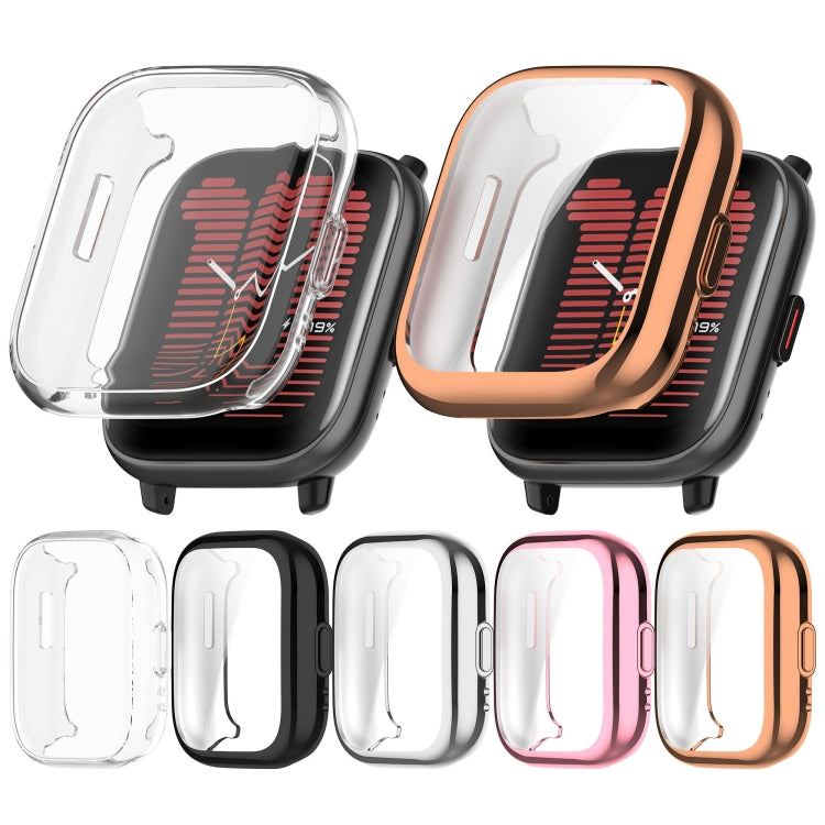 For Amazfit Active A2211 TPU All-Inclusive Watch Protective Case(Rose Gold) - Watch Cases by buy2fix | Online Shopping UK | buy2fix