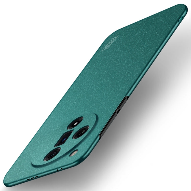 For OPPO Find X7 Ultra MOFI Fandun Series Frosted PC Ultra-thin All-inclusive Phone Case(Green) - Find X7 Ultra Cases by MOFI | Online Shopping UK | buy2fix