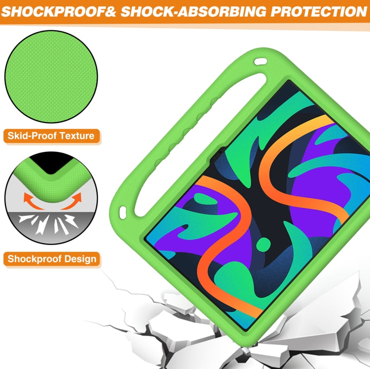 For Lenovo Tab  P12 / Xiaoxin Pad Pro 12.7 Handle EVA Shockproof Tablet Case with Holder(Green) - Lenovo by buy2fix | Online Shopping UK | buy2fix