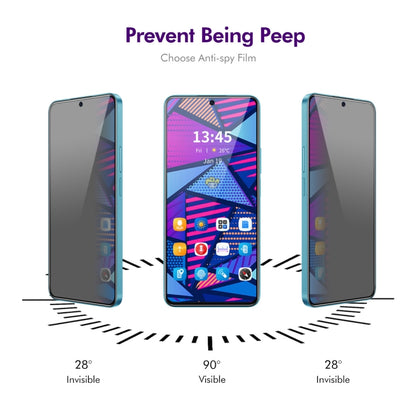 For Motorola Moto G Play 2024 5pcs ENKAY Hat-Prince 28 Degree Anti-peeping Privacy Tempered Glass Film - Motorola Tempered Glass by ENKAY | Online Shopping UK | buy2fix