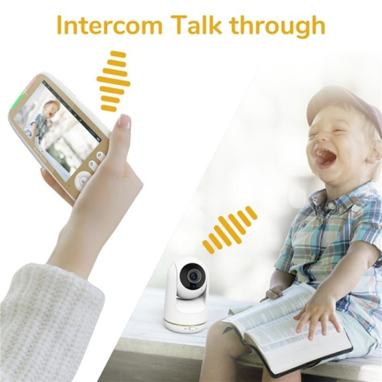 VB803 Built-in Lullabies PTZ Rotation HD Baby Security Camera 5-inch Baby Monitor(US Plug) - Baby Monitor by buy2fix | Online Shopping UK | buy2fix