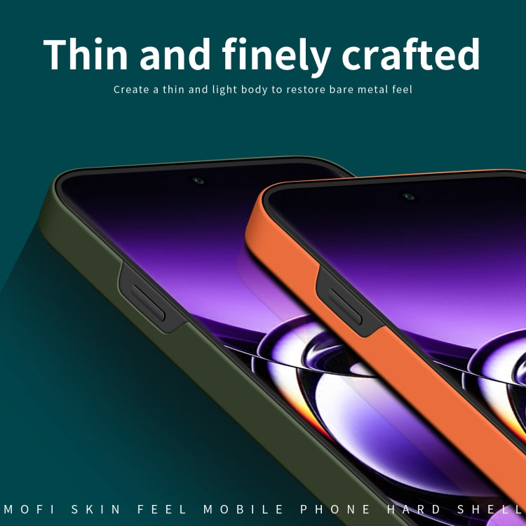 For OPPO Find X7 MOFI Qin Series Skin Feel All-inclusive PC Phone Case(Orange) - OPPO Cases by MOFI | Online Shopping UK | buy2fix