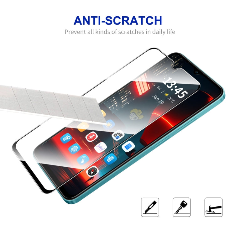 For OPPO A17 4G 10pcs ENKAY Full Glue High Aluminum-silicon Tempered Glass Film - OPPO Tempered Glass by ENKAY | Online Shopping UK | buy2fix