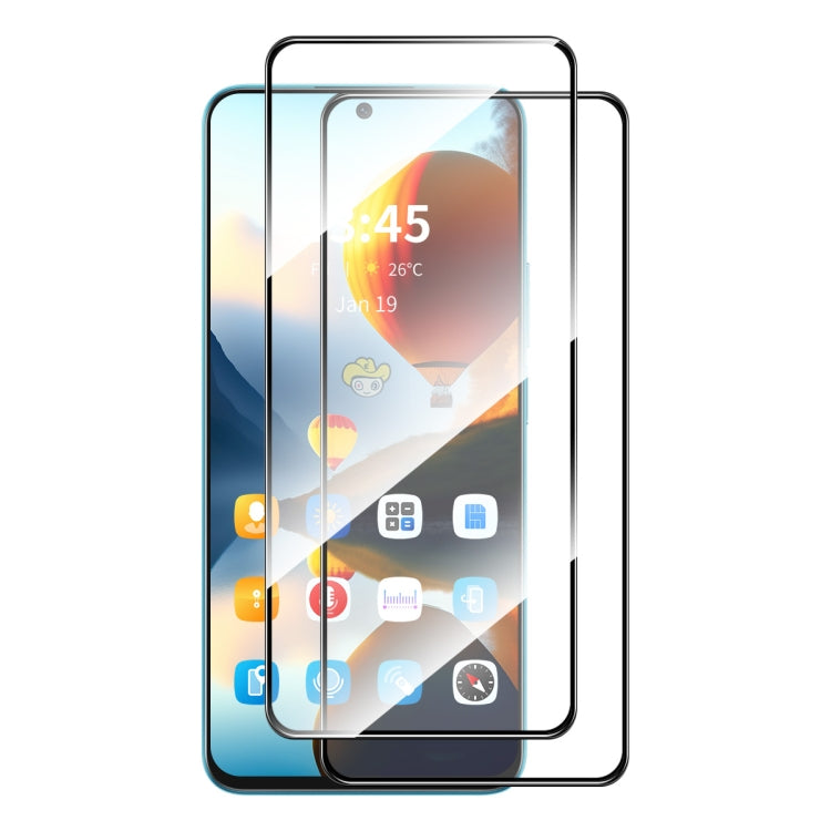 For Tecno Spark 10 Pro 2pcs ENKAY Full Glue High Aluminum-silicon Tempered Glass Film - Tecno Tempered Glass by ENKAY | Online Shopping UK | buy2fix