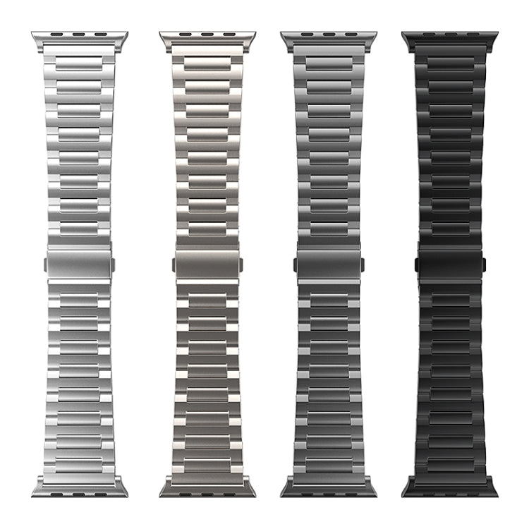 For Apple Watch Ultra 49mm I-Shaped Titanium Watch Band(Sliver) - Watch Bands by buy2fix | Online Shopping UK | buy2fix